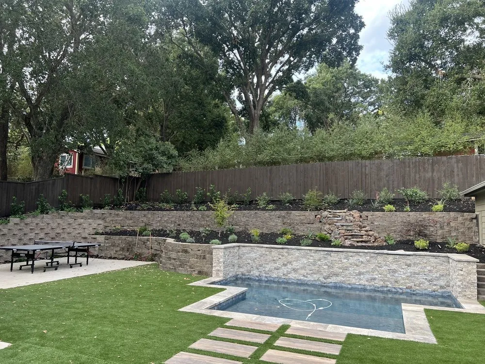 Professional landscape installation with custom design across Concord, CA - GT Gardening Service