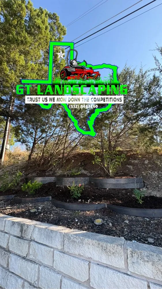 Reliable landscape installation for beautiful yards in Cedar Creek, TX by GT Landscaping