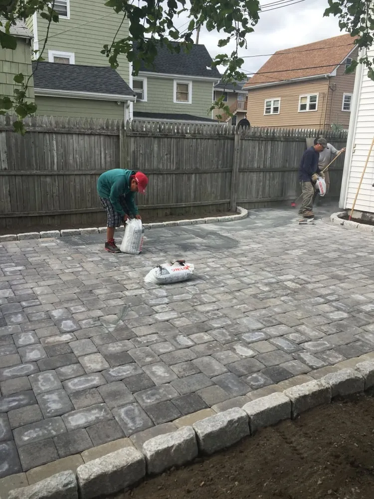 Custom garden landscaping in Lynn, MA by GT OptimoTree Services