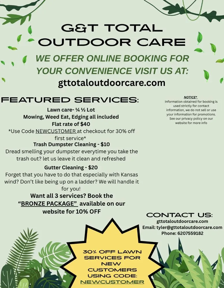 Reliable residential landscaping with custom design across Inman, KS - G&T Total Outdoor Care