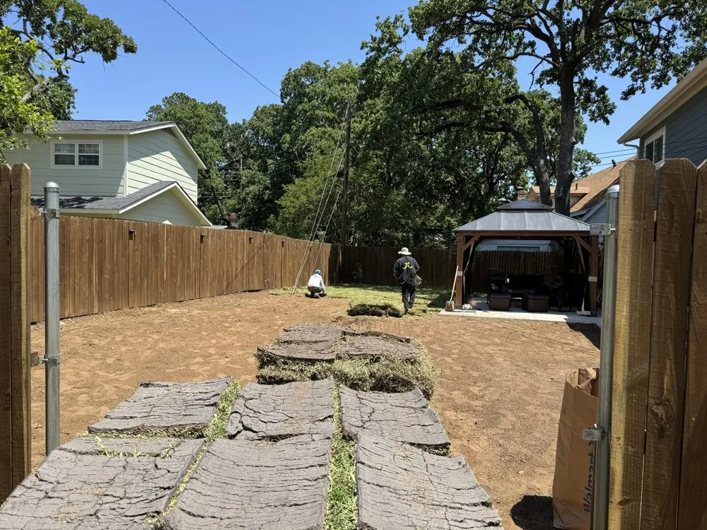 Custom garden landscaping in Fort Worth, TX by GTO Landscaping