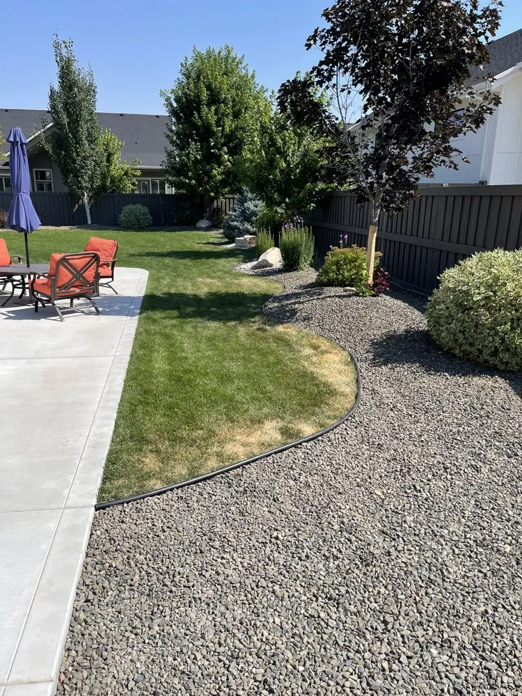 Custom yard maintenance with custom design across Kuna, ID - GTO Lawncare