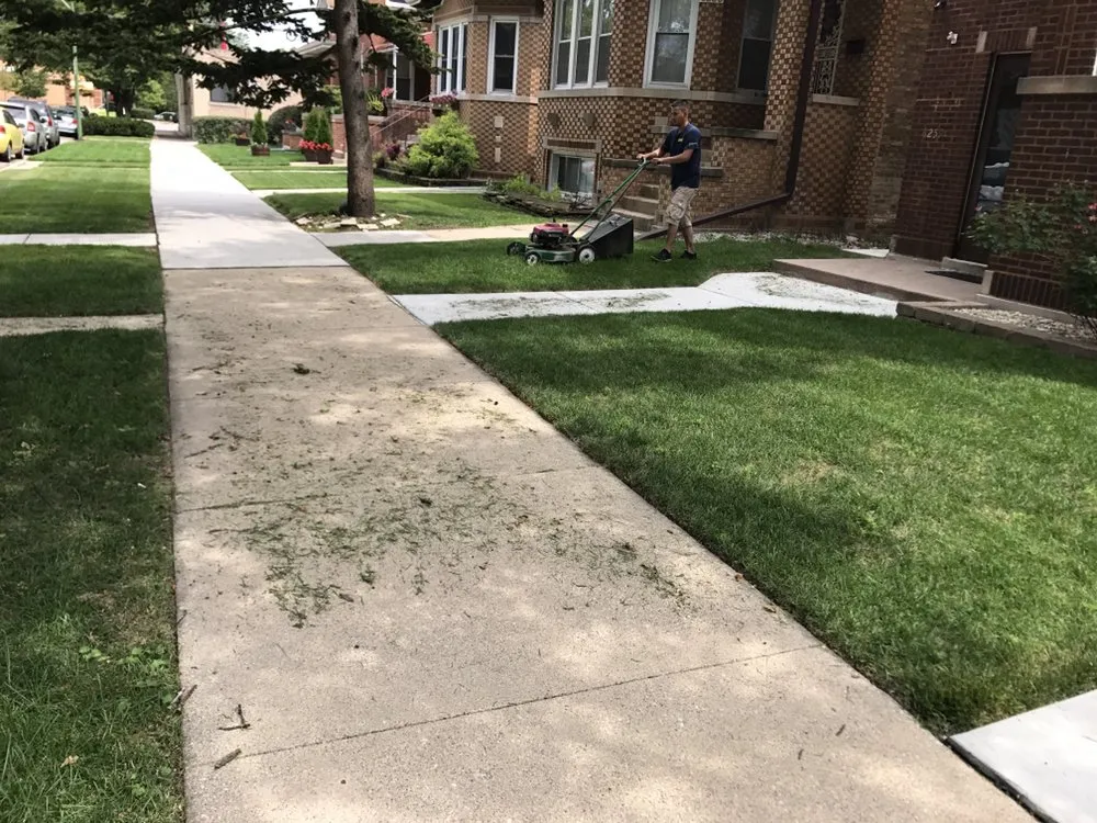Local lawn mowing service with custom design across Chicago, IL - GTZ Lawn Care