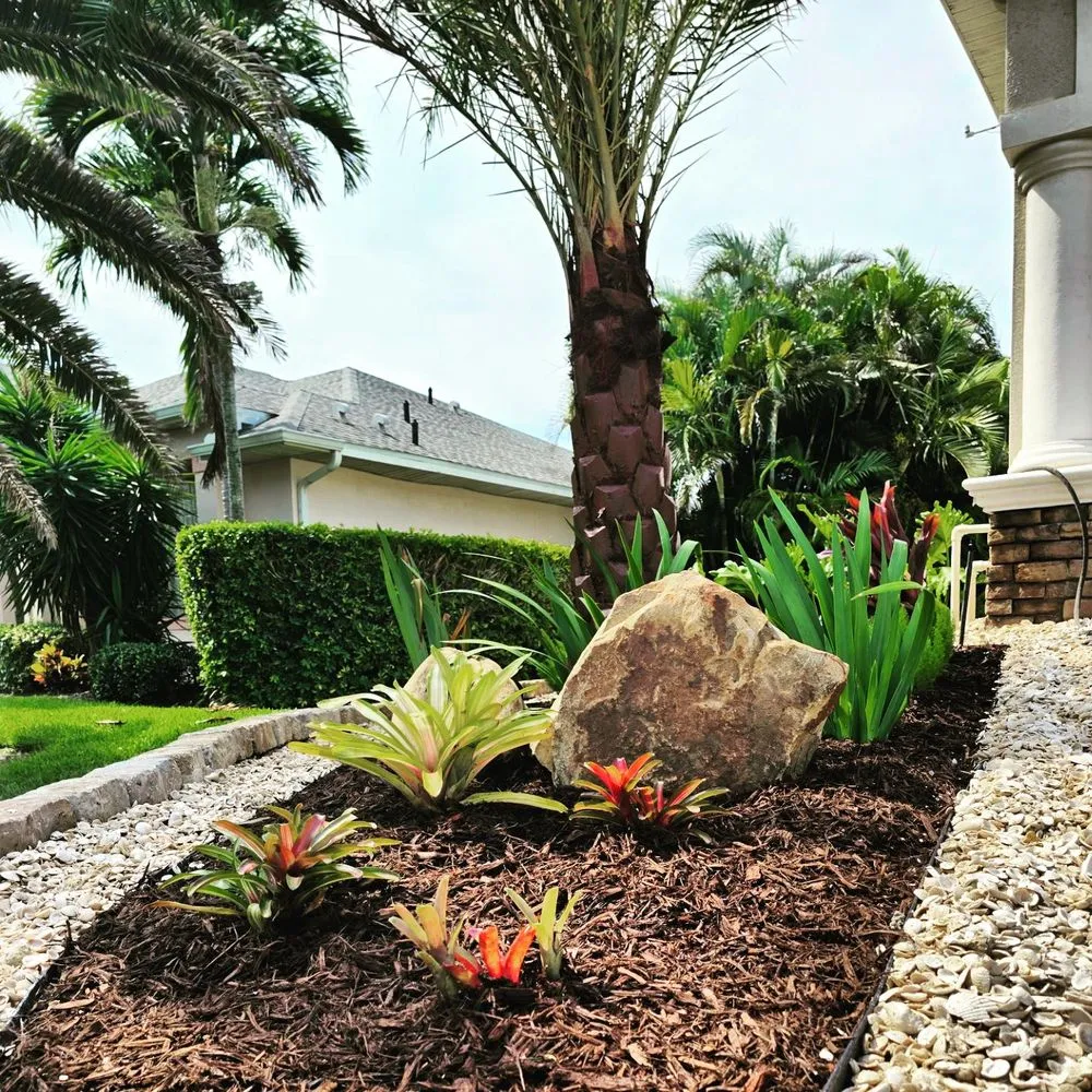 Professional lawn mowing service in Melbourne, FL - Guccione Architectural Landscape Designs