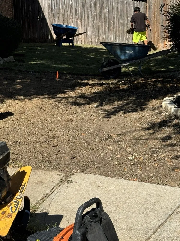 Custom yard cleanup service for outdoor upgrades across Irving, TX - Gueros Landscaping