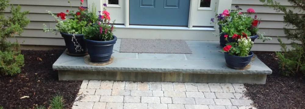 Custom residential landscaping for residential properties in Guilford, CT by Guerrera Landscaping