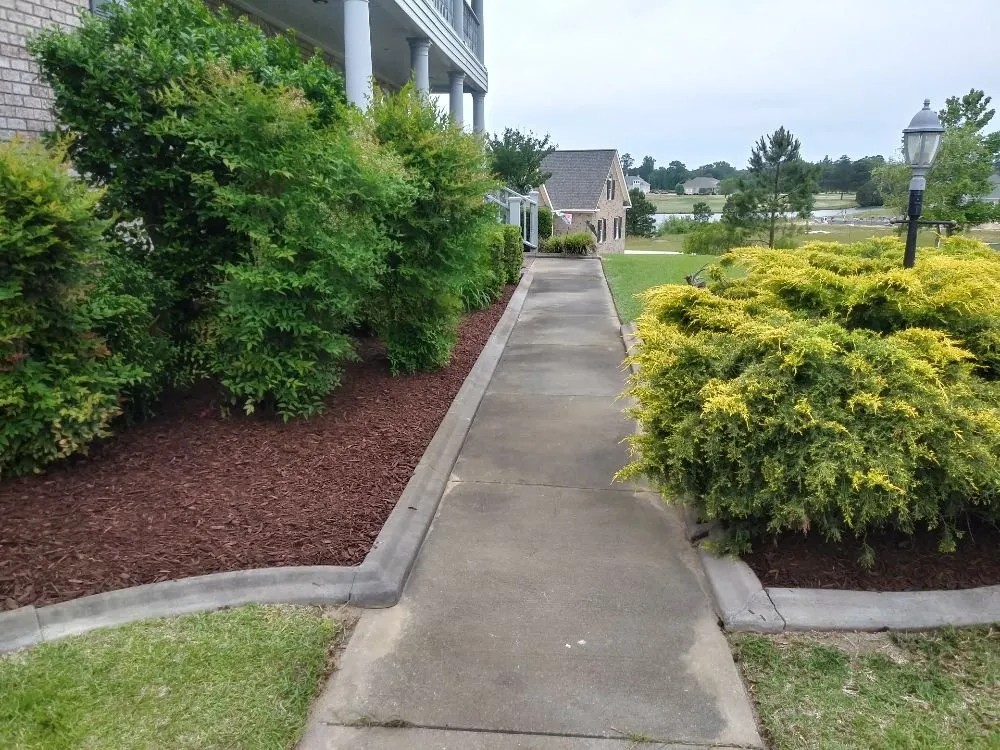 Top-rated landscape design for homes in Goldsboro, NC by Guerrero Landscaping