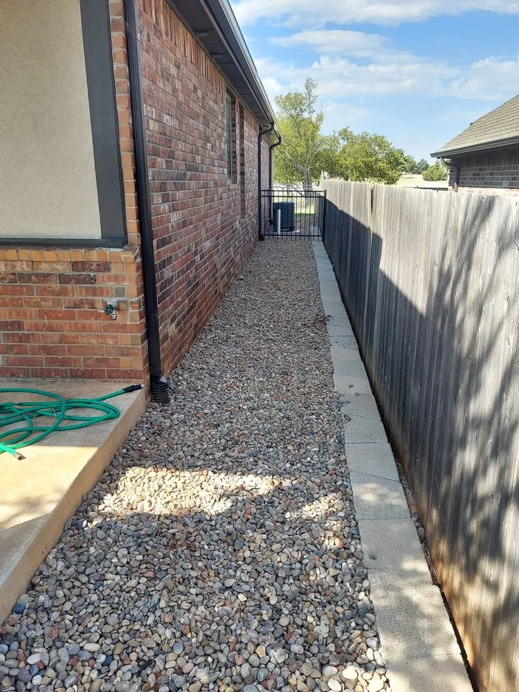 Expert yard cleanup service for residential properties in Oklahoma City, OK by Guerrero Lawn Care
