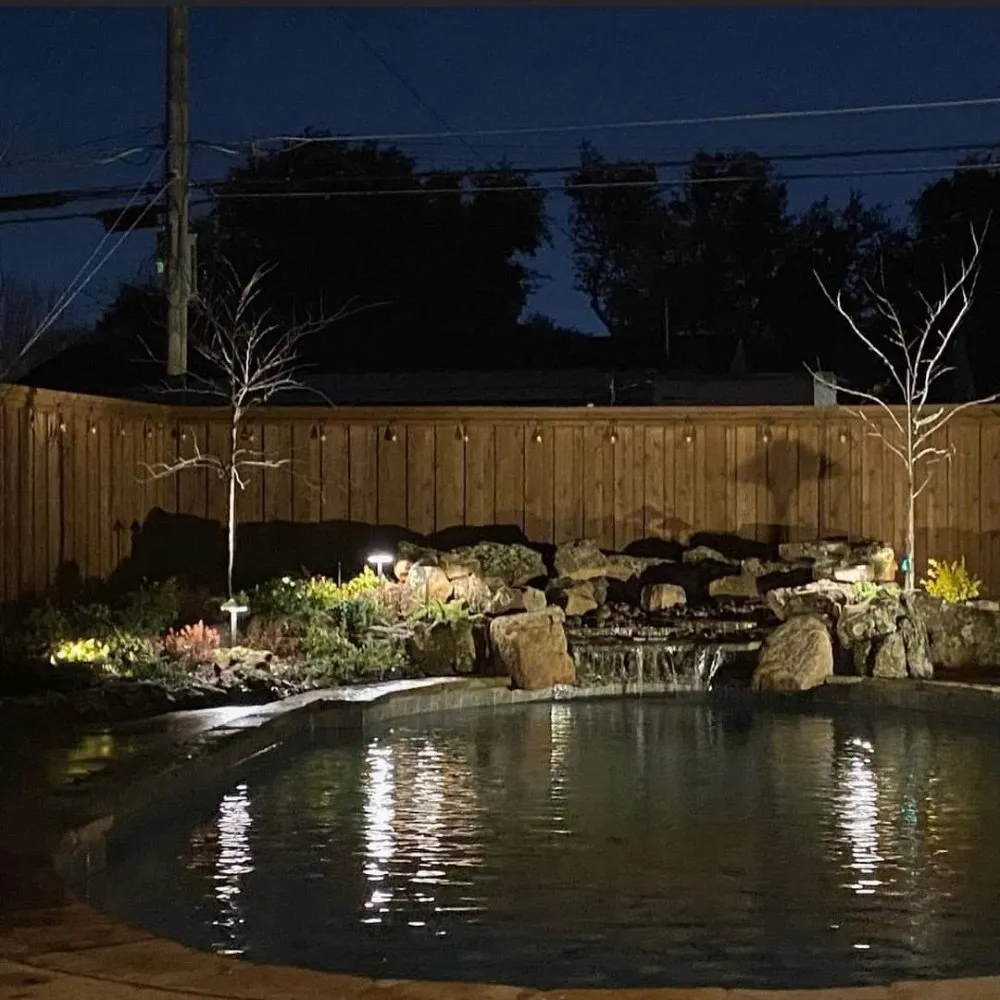 Custom garden landscaping for outdoor upgrades in Dallas, TX by Guerrero’s Landscaping