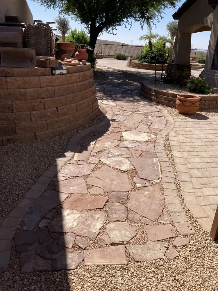 Expert landscape design for beautiful yards in Bullhead City, AZ by Guiberras Landscaping & Janitorial