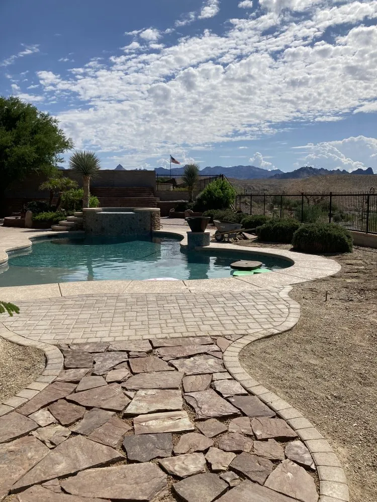 Custom garden landscaping experts serving Bullhead City, AZ - Guiberras Landscaping & Janitorial