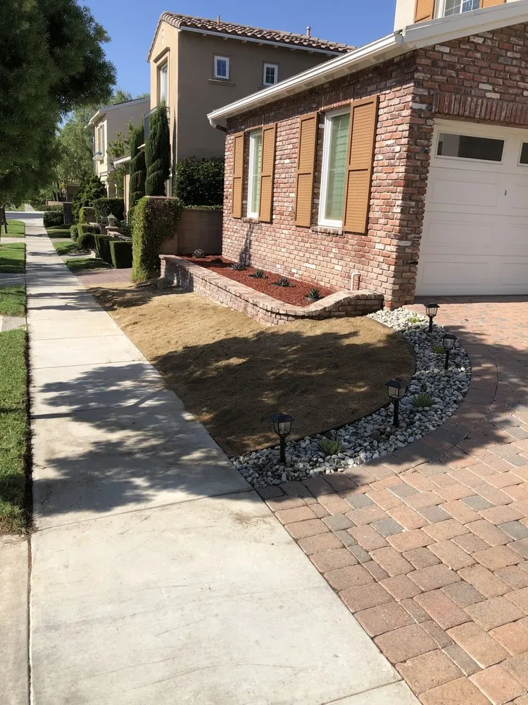 Custom lawn mowing service in Santa Ana, CA by Guichard Landscape