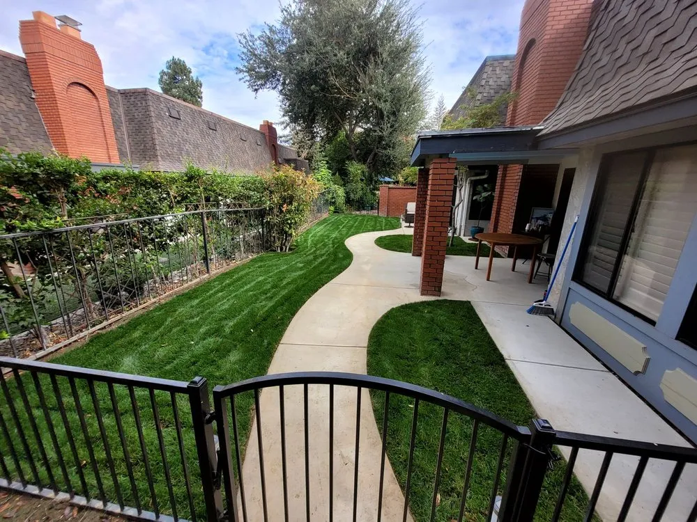 Professional yard cleanup service for residential properties in Fresno, CA by Guillermo Mota Lawn Service
