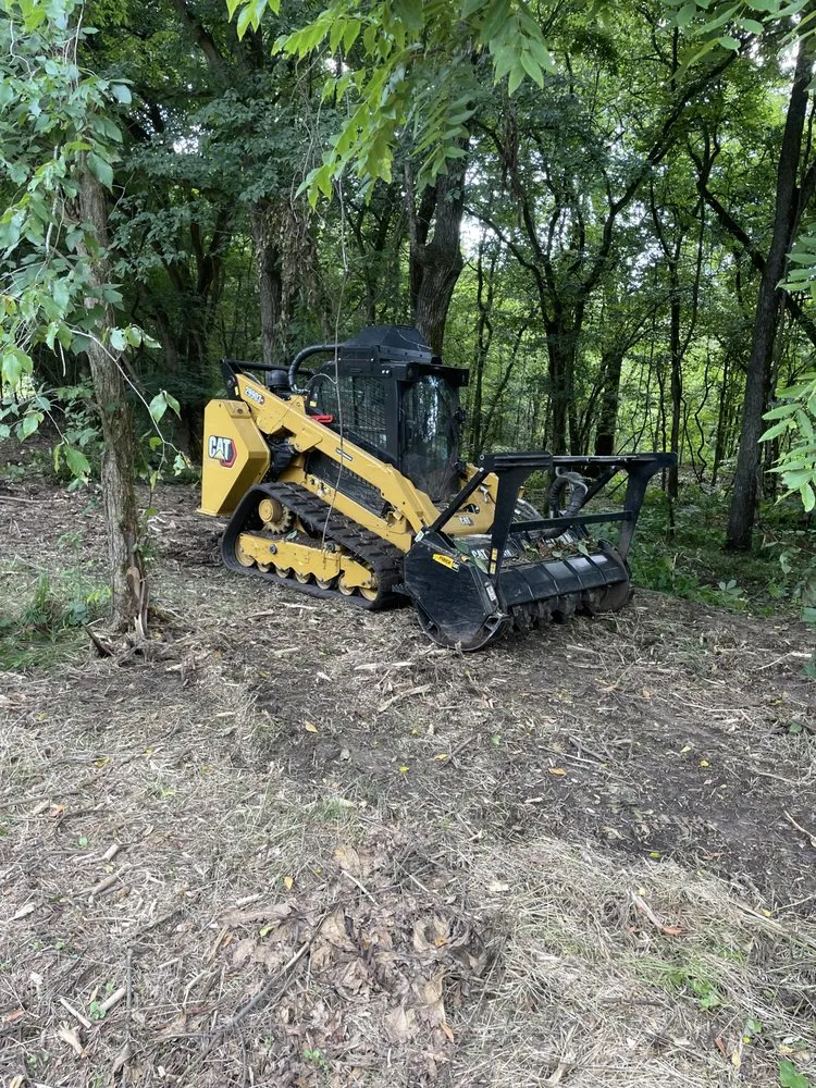 Professional residential landscaping for residential properties in Davisville, MO by Guinn Forestry Services