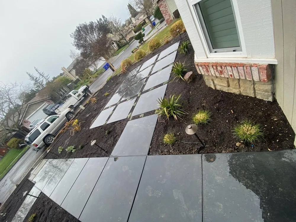 Affordable lawn mowing service with custom design in Santa Rosa, CA by Guizar Landscaping