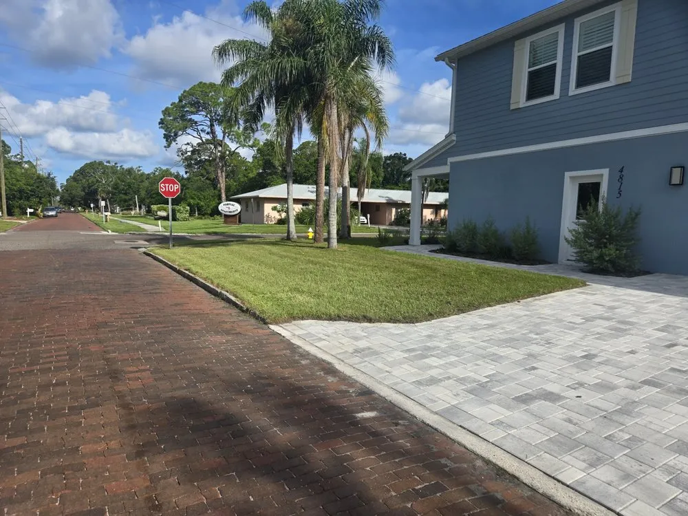 Professional yard cleanup service with custom design across St. Petersburg, FL - Gulf Coast Property and Lawn Maintenance