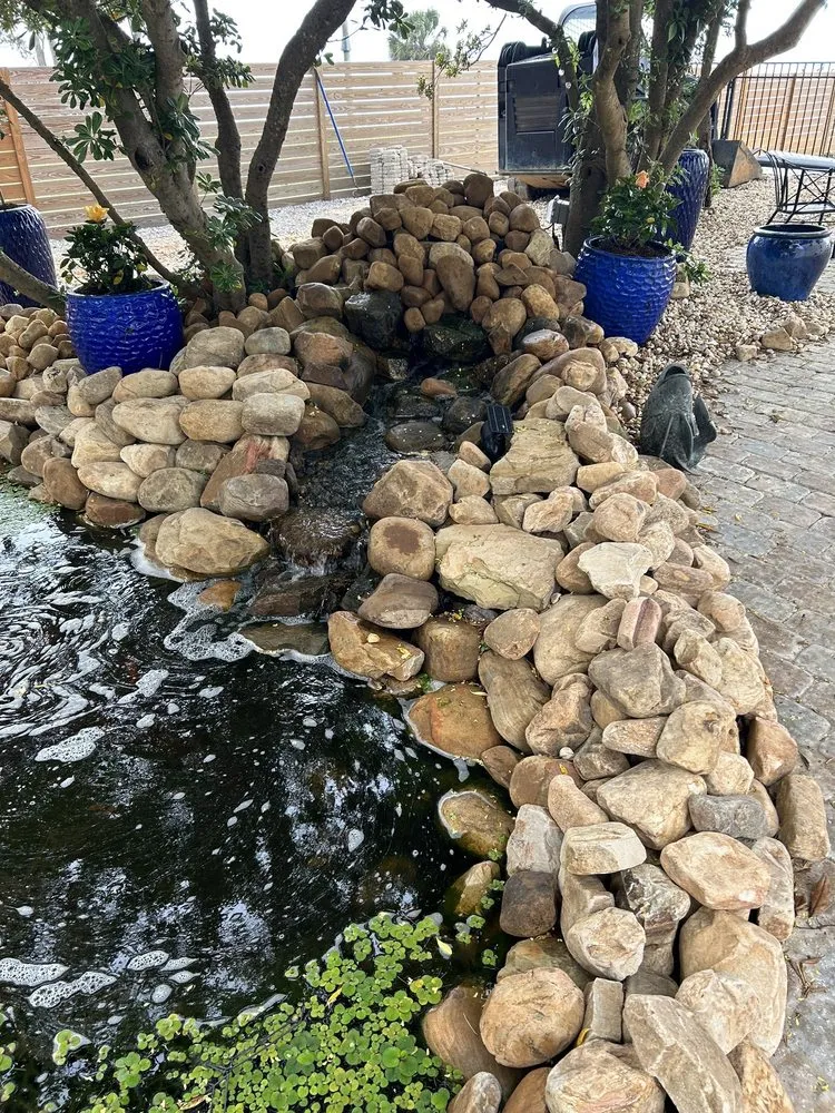 Professional garden landscaping for residential properties in Pensacola, FL by Gulf Kist Sod