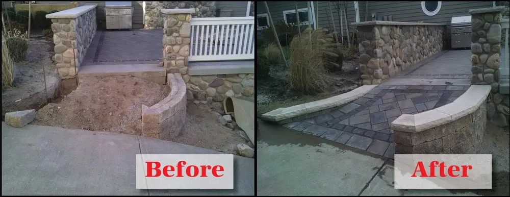 Custom residential landscaping for residential properties in Hamburg, NY by Gullo's Garden Center