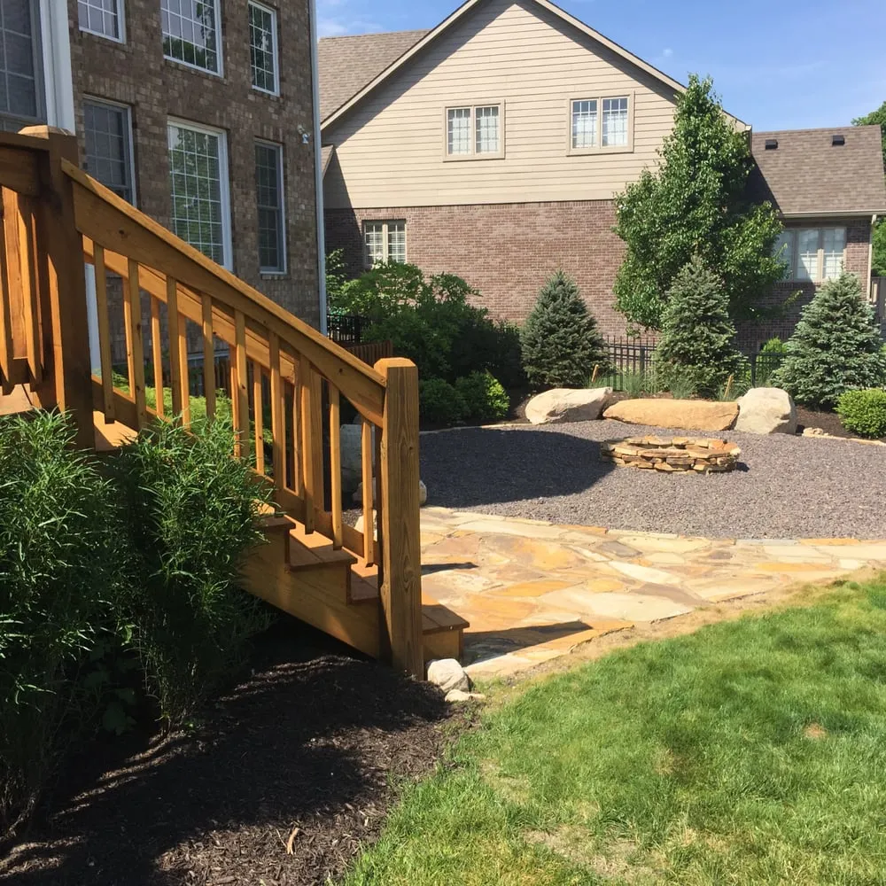 Professional yard cleanup service for outdoor upgrades in Noblesville, IN by Gunn Landscaping