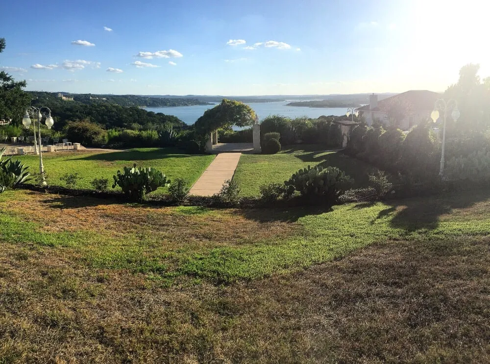 Custom landscape design with custom design in Austin, TX by Gunners Lawn Care