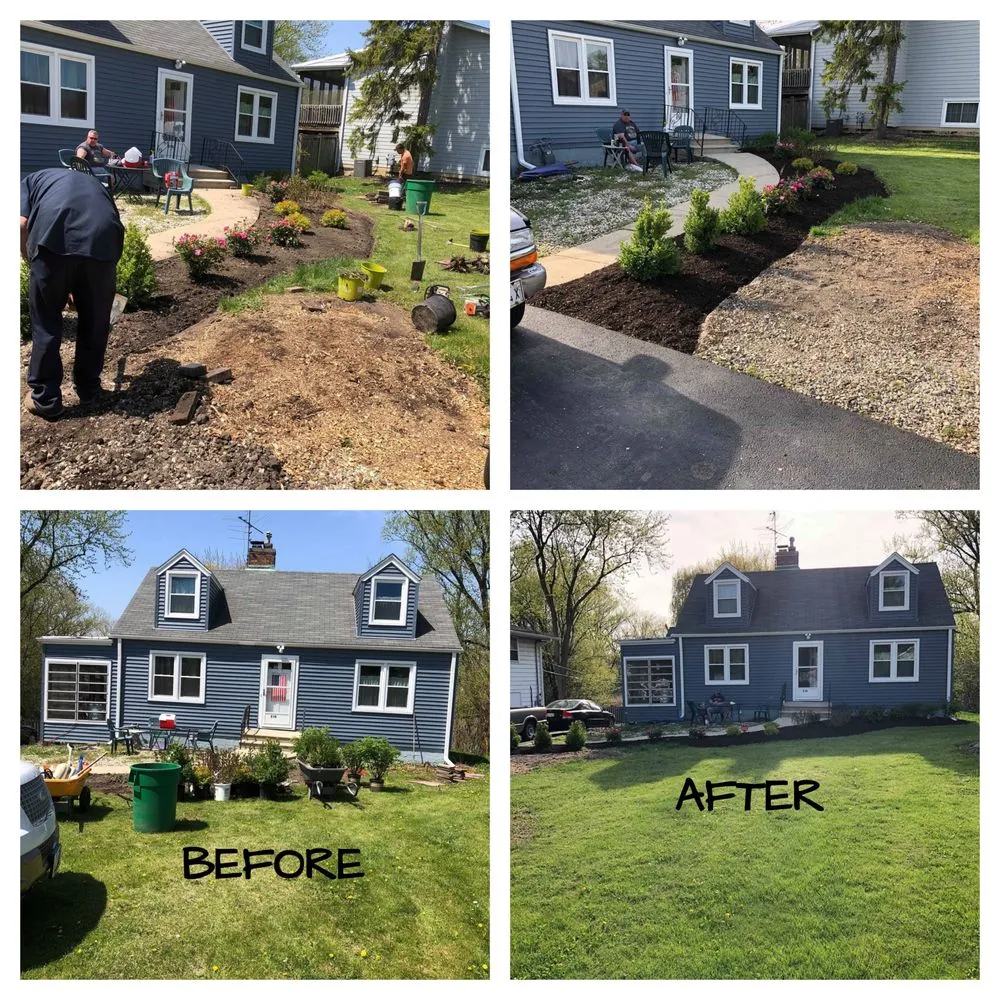 Custom yard maintenance in Palatine, IL by Gus Santos Enterprises