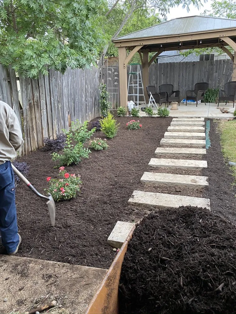 Professional landscaping services for beautiful yards in Cedar Hill, TX by Gutierrez Lawn Service