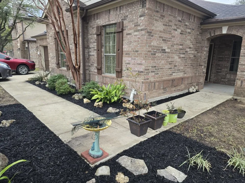 Professional landscaping services with custom design in Round Rock, TX by Gutierrez Professional Lawn Care