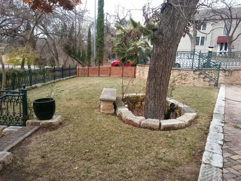 Professional outdoor landscaping for residential properties in Round Rock, TX by Gutierrez Professional Lawn Care