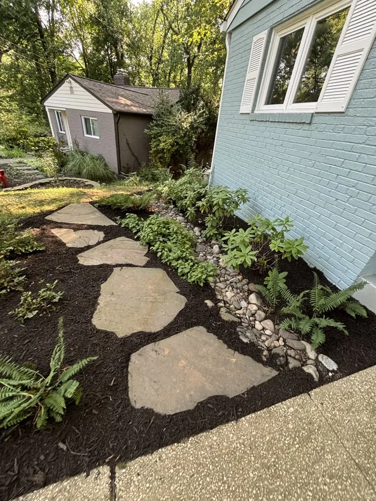Local landscape installation for year-round maintenance in Gaithersburg, MD by Gutierrez Rivas Landscaping
