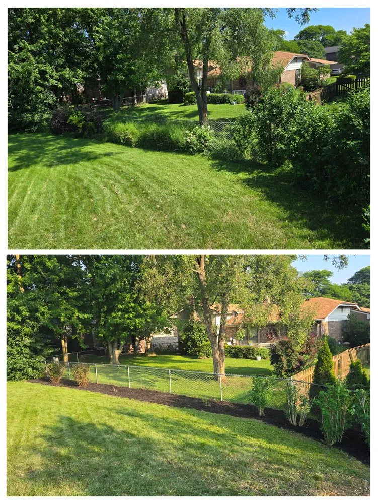 Professional lawn mowing service for year-round maintenance in Canton Township, MI by Gutter Cleaning & Landscaping