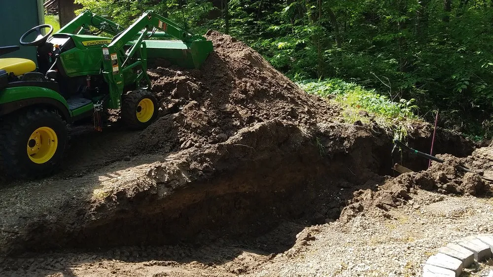 Professional garden landscaping in Wamego, KS by Guy on a Tractor