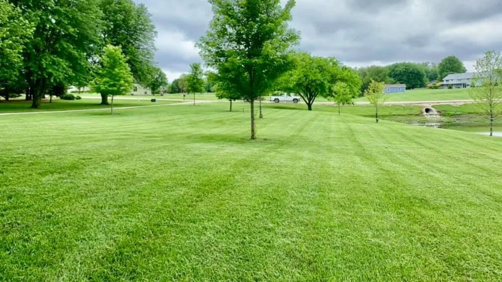Custom lawn mowing service experts serving Wamego, KS - Guy on a Tractor