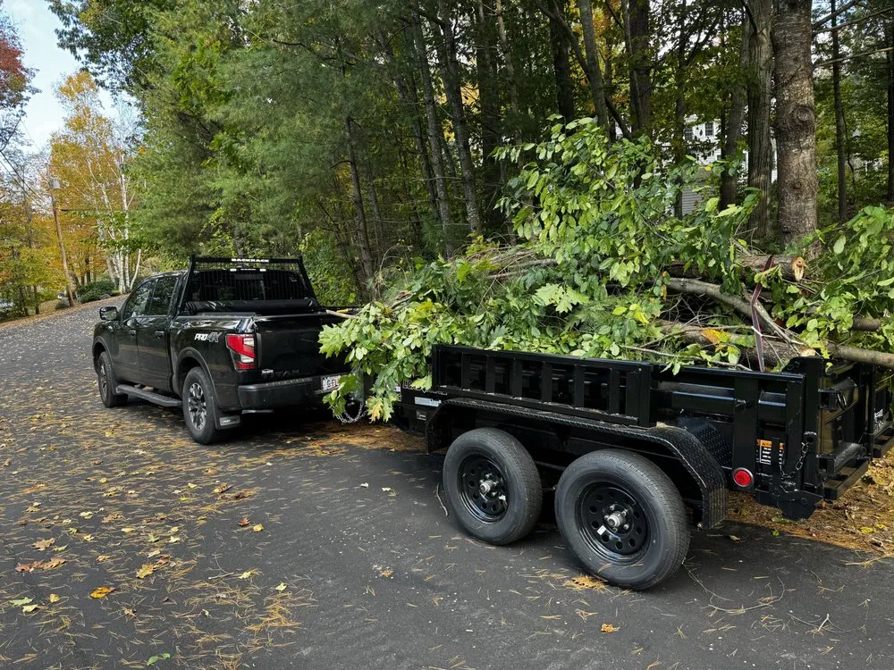Professional lawn mowing service with custom design in York, ME by GuyontheFly Handyman Extraordinaire