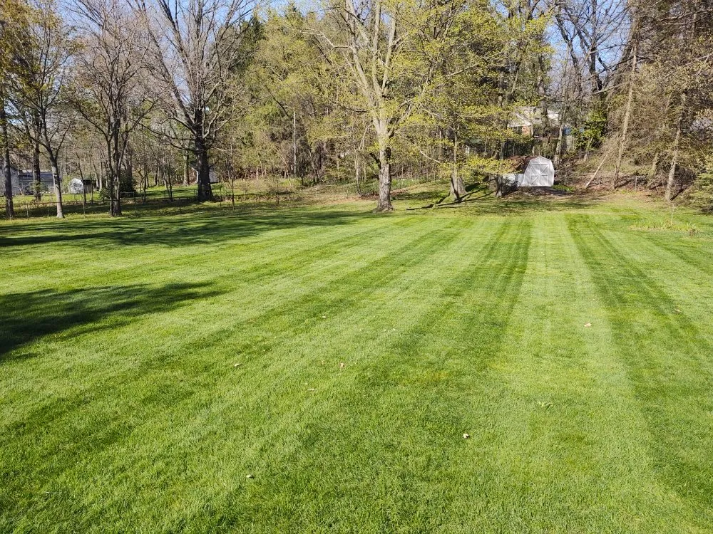 Custom landscape installation in Battle Creek, MI - Guys with Ties Lawn Care