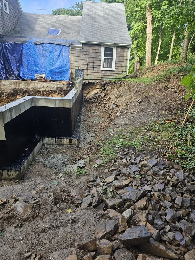 Professional lawn mowing service with custom design in Clinton, MA by Guzman Construction