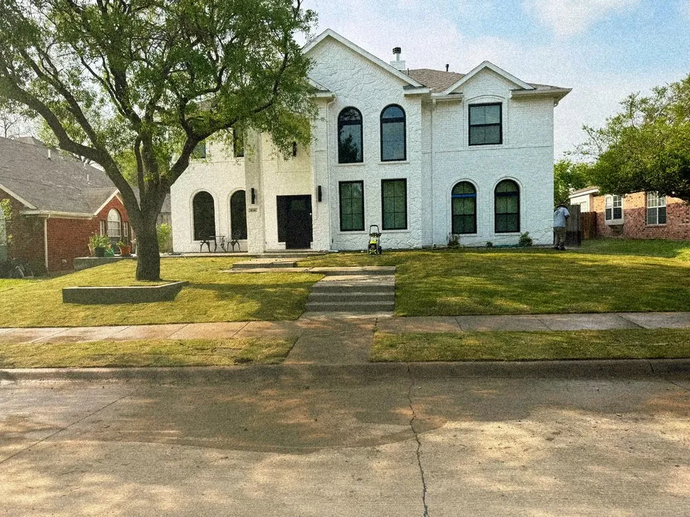 Professional yard maintenance with custom design in Plano, TX by Guzman Irrigation + Landscape