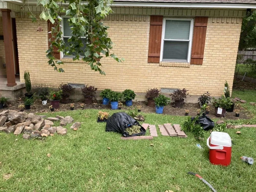 Custom yard cleanup service for year-round maintenance across Plano, TX - Guzman Irrigation + Landscape