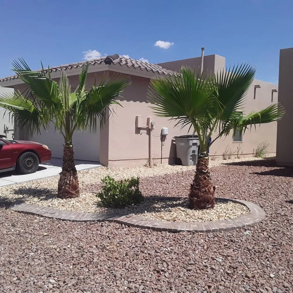 Custom garden landscaping in El Paso, TX by Guzman Lawn & Landscape