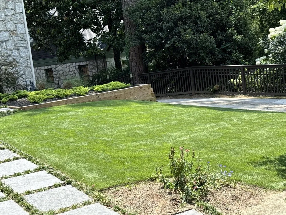 Custom yard maintenance with custom design across Marietta, GA - Guzman Lawn & Landscaping