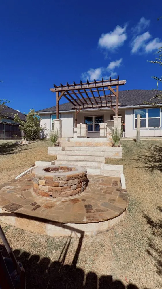 Professional landscape design in Burnet, TX by Guzman Lawn and Masonry