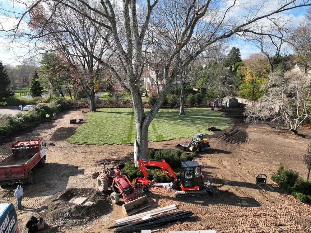 Custom garden landscaping in Seymour, CT by Guzman Tree Removal