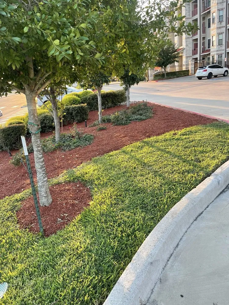 Expert landscape design for residential properties in Houston, TX by Guzman's Landscaping & Lawn Services