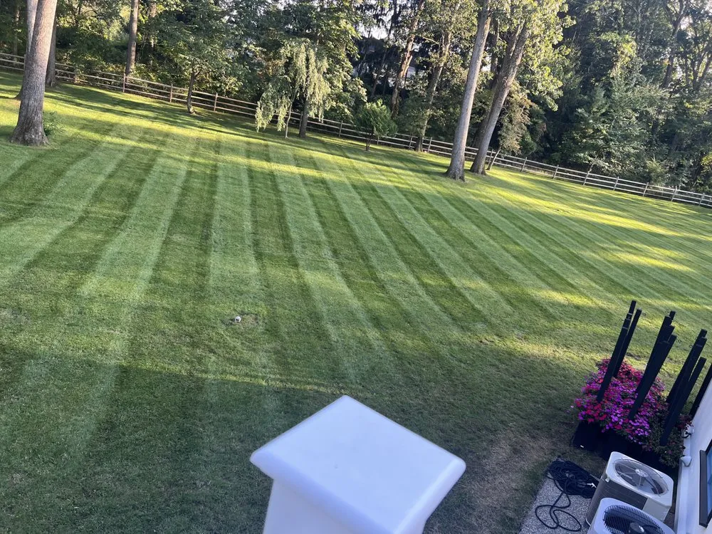 Professional outdoor landscaping for residential properties in Flanders, NJ by Guzys Landscaping and Services