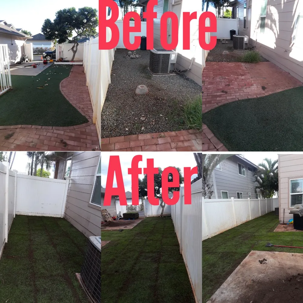 Professional landscape design in Kapolei, HI by Guzzy's Service