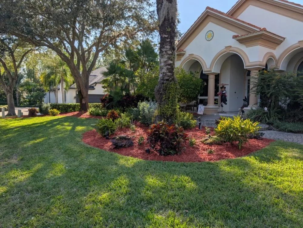 Custom residential landscaping for homes in Bradenton, FL by GV Landscaping Solutions