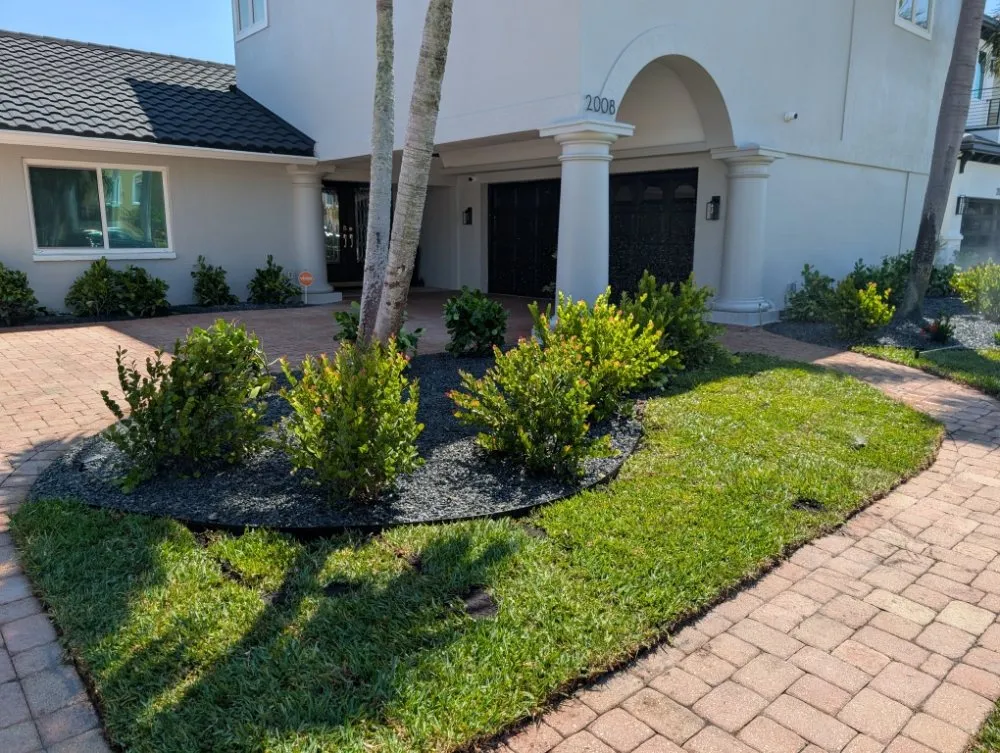 Affordable garden landscaping with custom design in Bradenton, FL by GV Landscaping Solutions