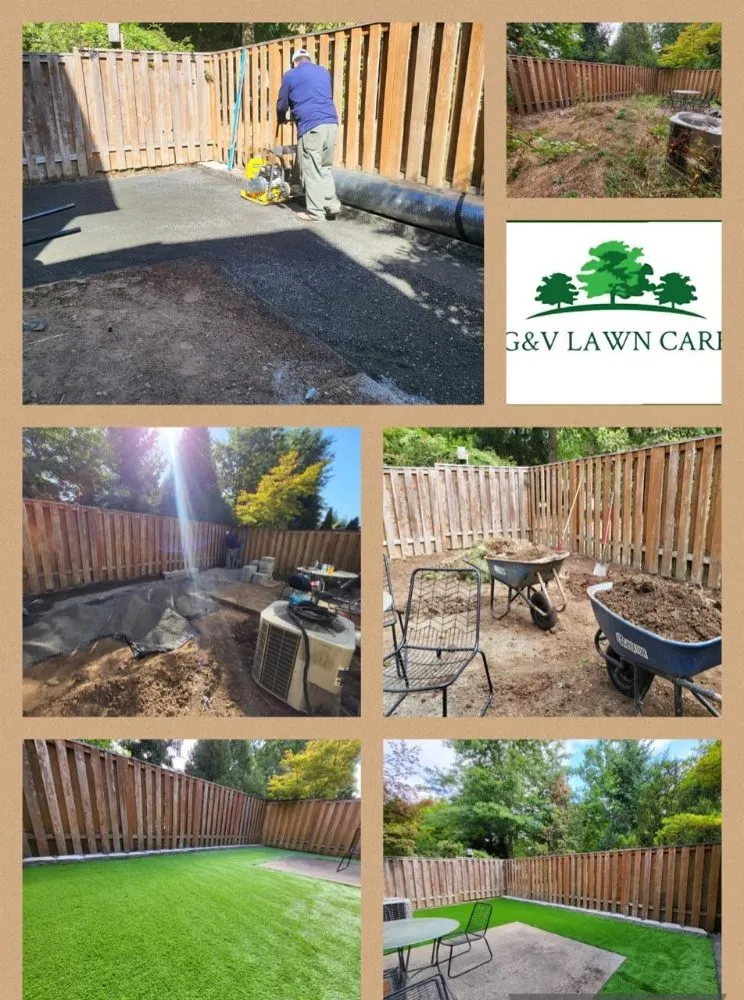 Affordable outdoor landscaping in Woodburn, OR by G&V Lawn Care