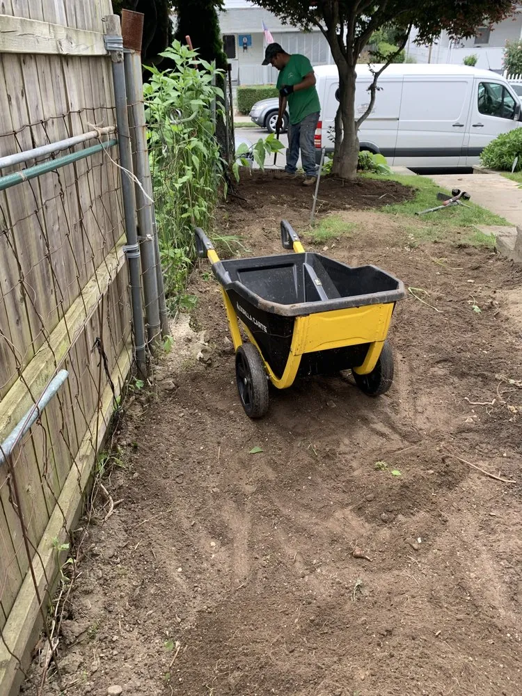 Custom landscape installation in Greenwich, CT by GYC Brothers Landscaping