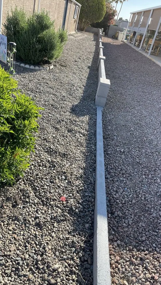 Custom outdoor landscaping in Gilbert, AZ by H & A Construction and Landscaping