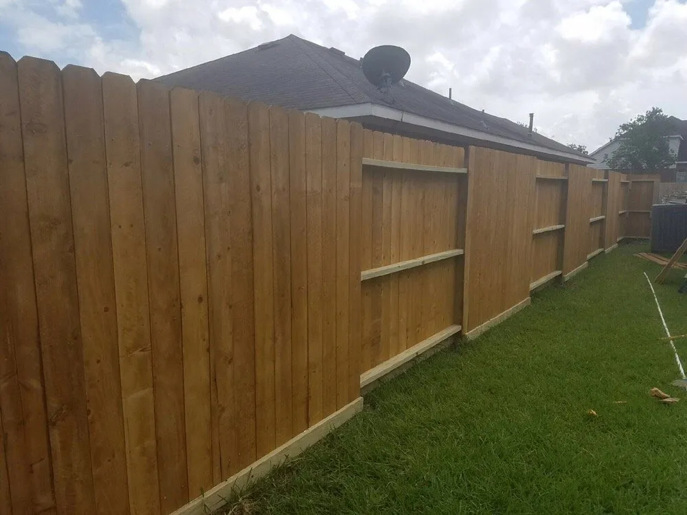 Custom residential landscaping in Channelview, TX by H & B Fencing and Landscaping